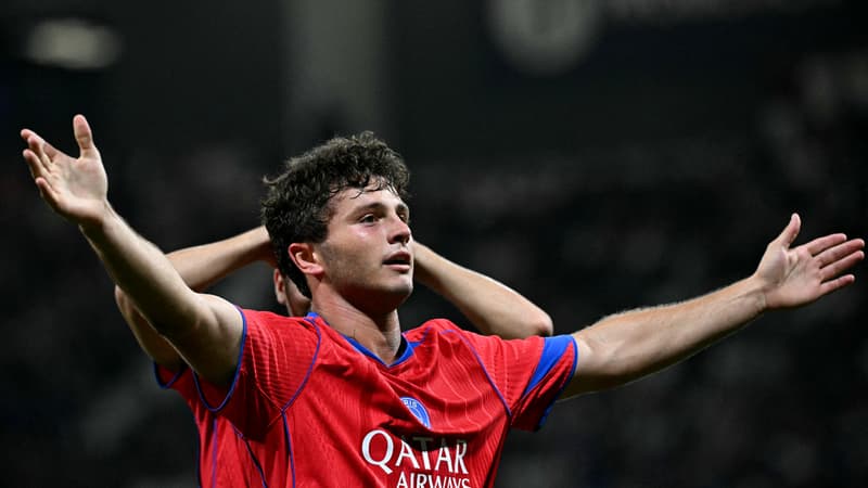 Toulouse-PSG: l'improbable doublé de Joao Neves sur deux ciseaux acrobatiques