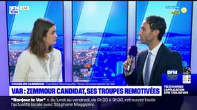 Législatives: la réaction de Charles Iannessi, candidat Reconquête dans le Var après la candidature d'Eric Zemmour