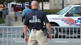 Un membre des US Marshals, agence fédérale dépendant du ministère de la Justice américain chargée de la protection des témoins.