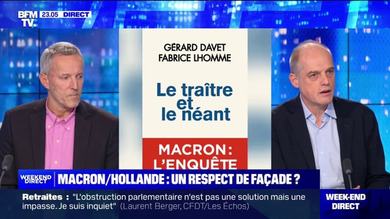 D’après Fabrice Lhomme, la relation entre Emmanuel Macron et François Hollande est « glaciale »