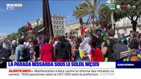 Nice: la parada nissarda défile sous le soleil
