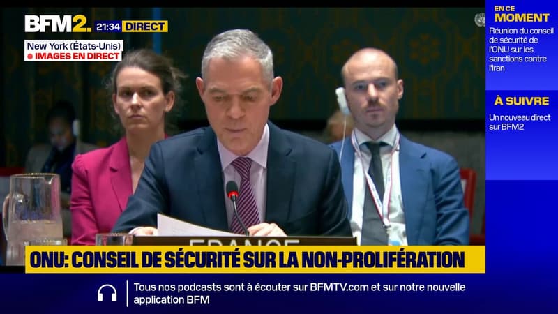Nucléaire iranien: la France à l'ONU dénonce un stock d’uranium enrichi sans justification civile