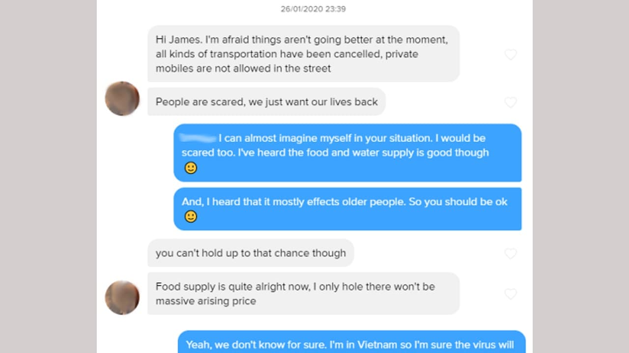 Coronavirus Tinder Coronavirus Tinder