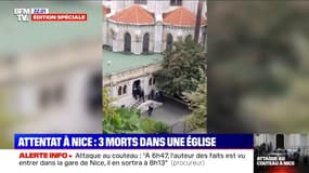Attentat à Nice: trois morts dans une église