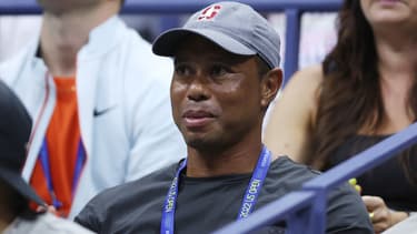Tiger Woods pendant un match de Serena Williams à l'US Open 2022