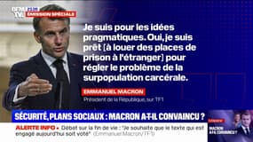 Surpopulation carcérale: le chef de l'État prêt à "louer" des places de prison à l'étranger, "où elles sont disponibles" 