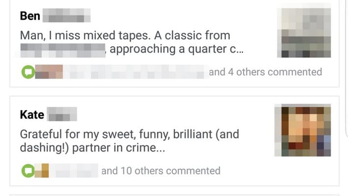 Facebook What friends are talking about Facebook What friends are talking about