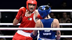 La boxeuse algérienne Imane Khelif aux JO 2024