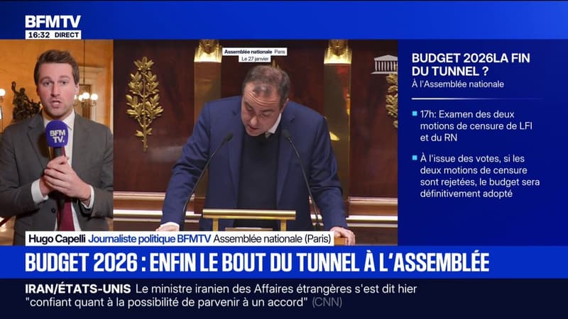 Budget 2026: Sébastien Lecornu fait face à deux dernières motions de censure