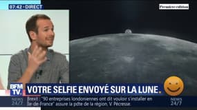 Et si votre selfie atterrissait sur la Lune ?
