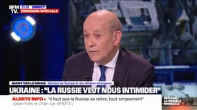 Jean-Yves Le Drian: "Notre action de soutien à l'Ukraine est de permettre que les conditions soient réunies pour un cessez-le-feu"