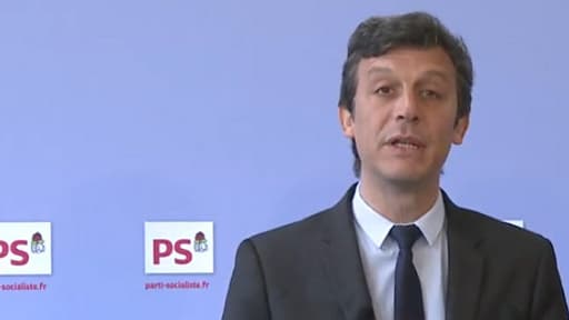 David Assouline, lors d'un point presse organisé par le Parti socialiste, lundi 8 avril 2013