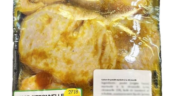 Ces cuisses de poulet vendues chez Tang Frères sont rappelée.