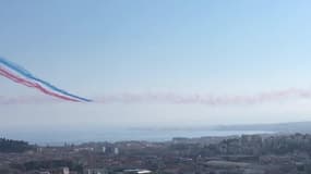 La patrouille de France au dessus de Nice - Témoins BFMTV