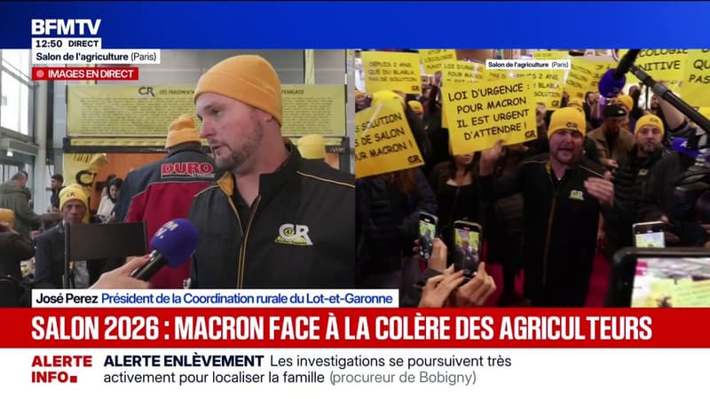 Salon de l'Agriculture: "Il faut qu'on se mette tous autour de la table et qu'on porte des décisions unanimes", assure José Perez (Coordination rurale)