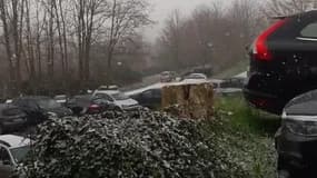 Chutes de neige à Aubervilliers, en Seine-Saint-Denis - Témoins BFMTV