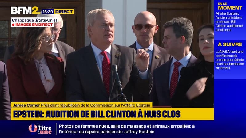 Epstein/Fondation Clinton: des zones d’ombre persistent, selon le président de la Commission d'enquête