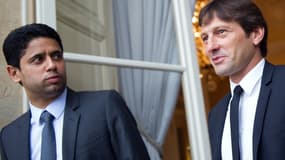Leonardo et Nasser Al-Khelaïfi