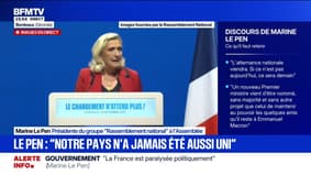 Marine Le Pen souhaite "un rapide rétablissement" au policier agressé à Tourcoing le 11 septembre dernier