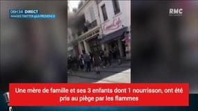 A Marseille, une mère et ses 3 enfants sauvés d’un incendie par des passants