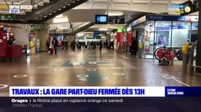 Travaux à Lyon Part-Dieu: la gare fermée pour 24 heures entre samedi et dimanche