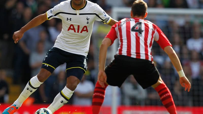 Younes Kaboul sous le maillot de Tottenham