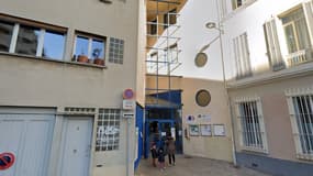 Entrée de l'école maternelle des bergers dans le 6e arrondissement de Marseille