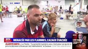 "La priorité était de partir sain et sauf" témoigne Matthias, évacué d'un camping menacé par les flammes 