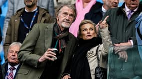 Jim Ratcliffe lors du derby de Manchester, le 14 septembre 2025