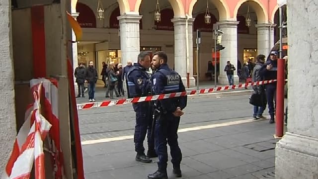 C'est ici que les faits se sont déroulés, à côté de la place Masséna, à Nice.