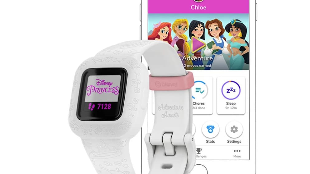 Le bracelet vivofit jr. 3 de Garmin.