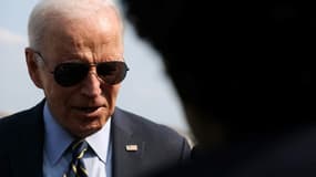 Le président des États-Unis Joe Biden s'adresse aux médias à la base conjointe Andrews dans le Maryland, le 17 juin 2023.