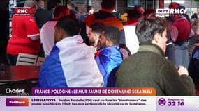 France-Pologne : Le mur jaune de Dortmund sera bleu 