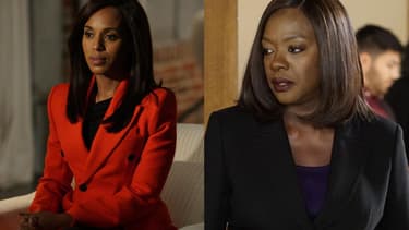 Kerry Washington et Viola Davis, les actrices de "Scandal" et "Murder"