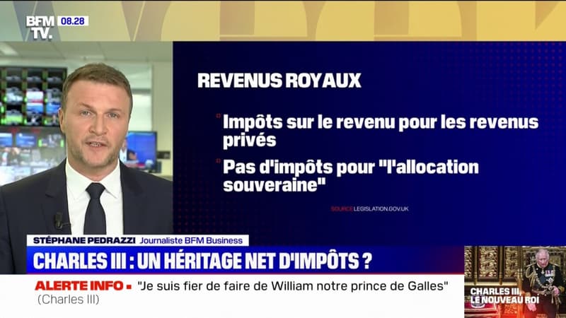 Charles III ne paiera aucun droit de succession sur l'héritage royal