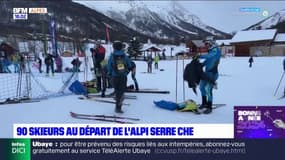 Alpi Serre Che: 90 skieurs au départ de la course de ski alpinisme
