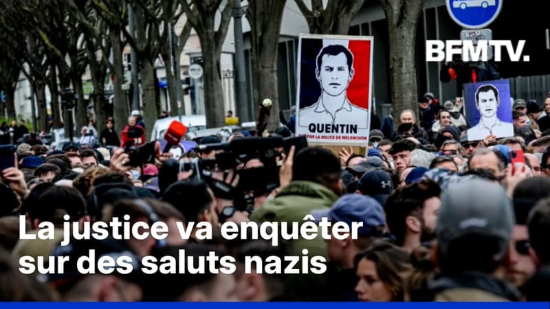 Marche pour Quentin: la justice va enquêter sur les saluts nazis