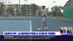 Au tennis club de Sainte-Foy-Lès-Lyon, les joueurs sont de retour sur les courts