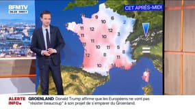 De la pluie sur la pointe bretonne, vers Montpellier et en Corse, et des éclaircies sur le reste du pays, avec des températures comprises entre 2°C et 15°C... La météo de ce mardi 20 janvier