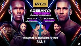 UFC 281 : ADESANYA VS PEREIRA regardez le match ce dimanche grâce au Pass Combat RMC Sport