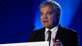 Le député LaREM Richard Lioger lors d'un meeting pour les municipales à Metz, le 18 février 2020