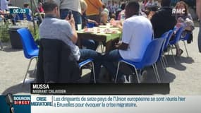 A Calais, les migrants ont profité d'un moment de détente malgré un quotidien de plus en plus inquiétant