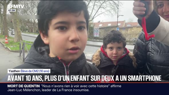 Plus de la moitié des enfants âgés de 8 à 10 ans ont déjà un smartphone, selon la Fondation pour l'enfance