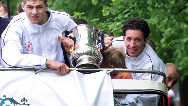 Steven Gerrard et Robbie Fowler