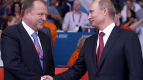 Marius Vizer et Vladimir Poutine
