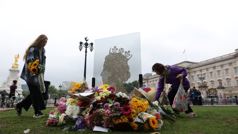 Mort d'Elizabeth II: Les fleuristes londoniens en rupture de stock