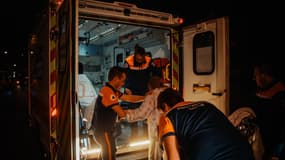 Intervention des pompiers dans une maison de retraite à Garches