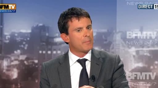 Manuel Valls était l'invité de BFM Politique-RMC-Le Point, dimanche 10 mars.
