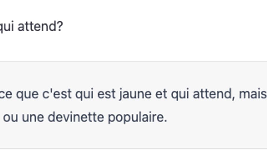 ChatGPT se doute de quelque chose ChatGPT se doute de quelque chose