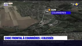 Pas-de-Calais: un accident fait quatre blessés à Courrières, dont un grave